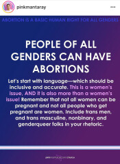 To ask you not to tolerate the term "pregnant people"