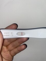 Possible line eyes. Is this an indent or an actual line