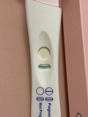 2 lines on first response but negative digital