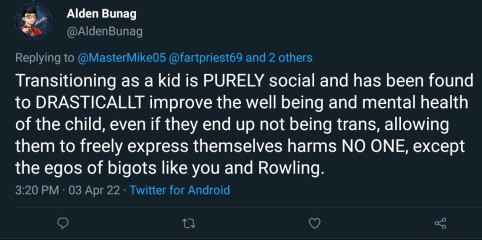 The Dark Side of Some of Those Supporting Self ID