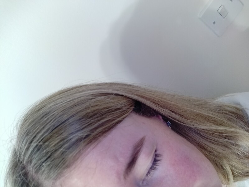 Eyebrows too dark, argh! 