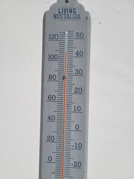 How hot in your area today