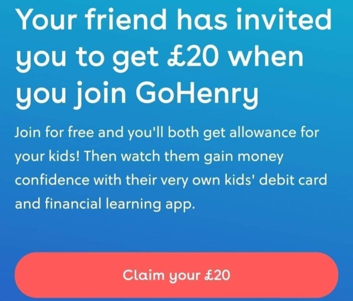Go henry free £20
