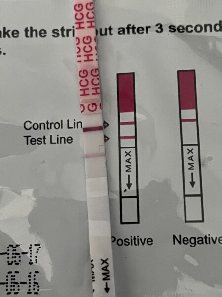 OMG it was positive! Omgwhatthehell is having a baby