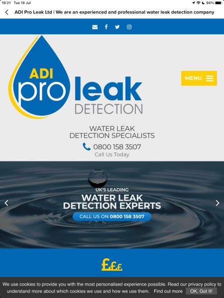 Can't find the source of a leak.