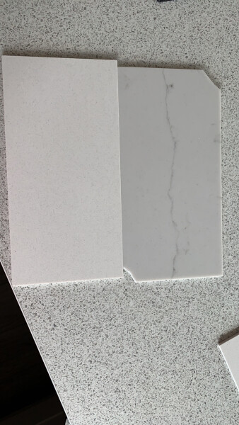 plain white quartz or grey veins quartz ?