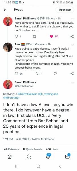 Forstater judgment tomorrow 