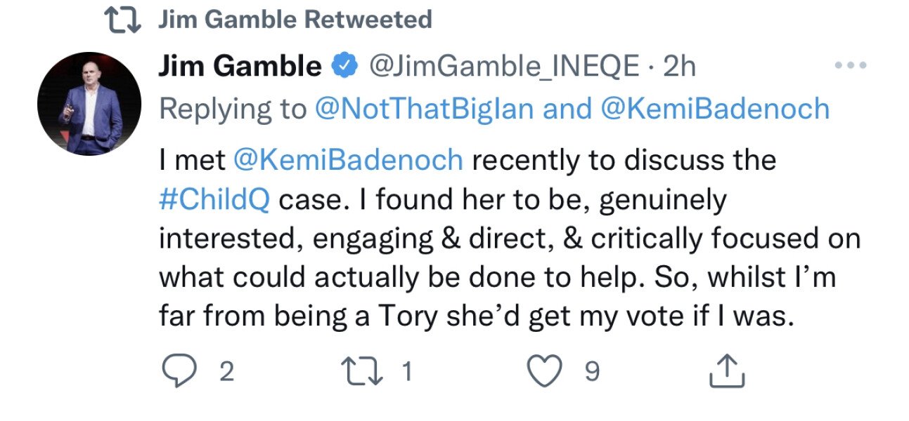 Kemi Badenoch knows what a woman is.