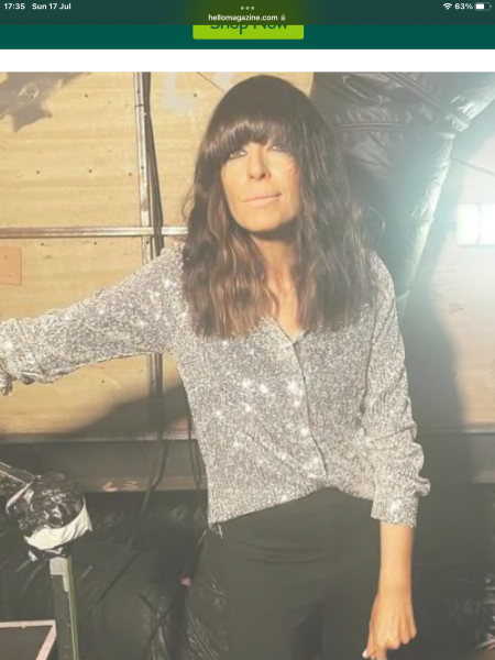 Claudia’ s silver shirt