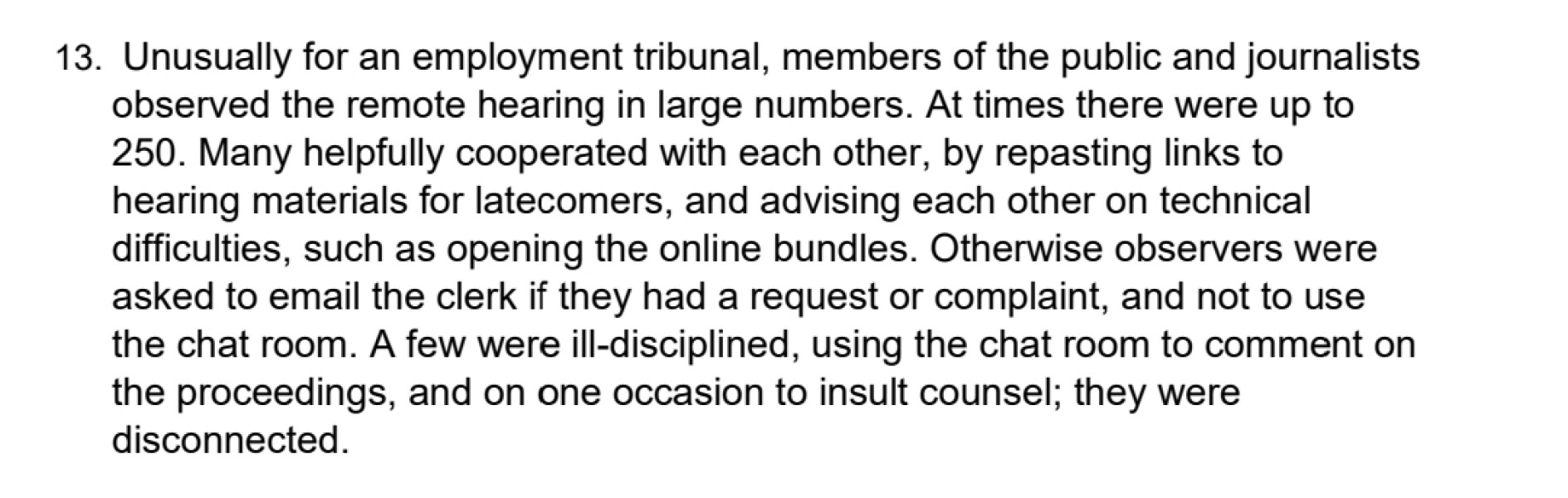 Allison Bailey v Stonewall - Employment Tribunal hearing Thread 18