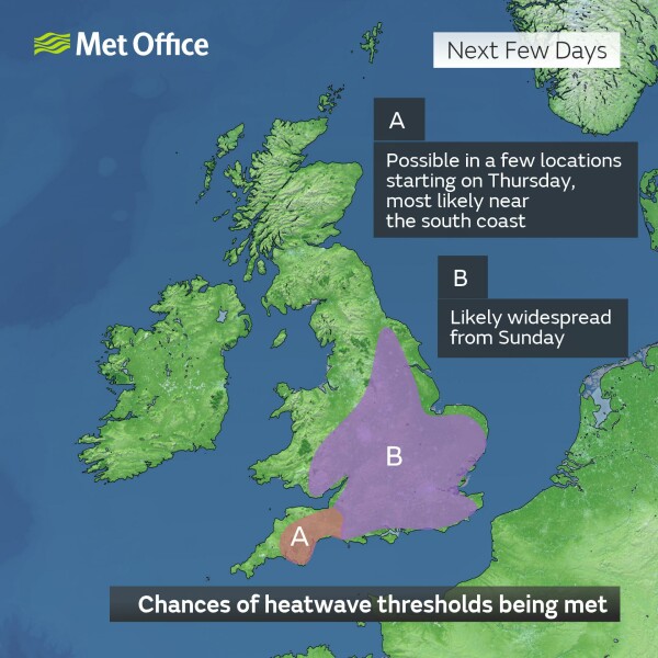 We need to talk about the weather and the potential for extreme heat - RED WARNING issued