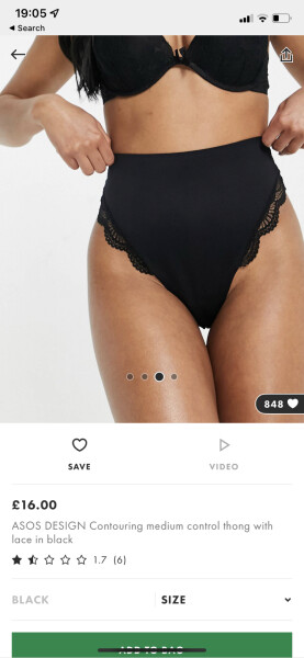 High-waisted strings/thongs? 