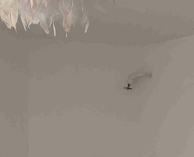 Why would there be a tap by the ceiling?