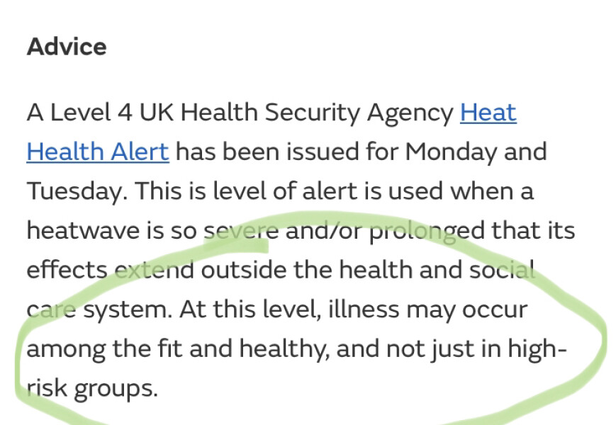 To think it can't be that hot?