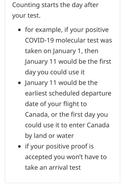 Travel to Canada and covid