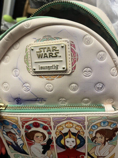 How to get my child's biro doodles off my favourite bag?