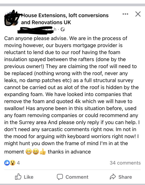 Loft insulation