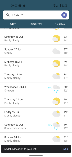 To think people don’t seem to understand how hot it is predicted to be next week?