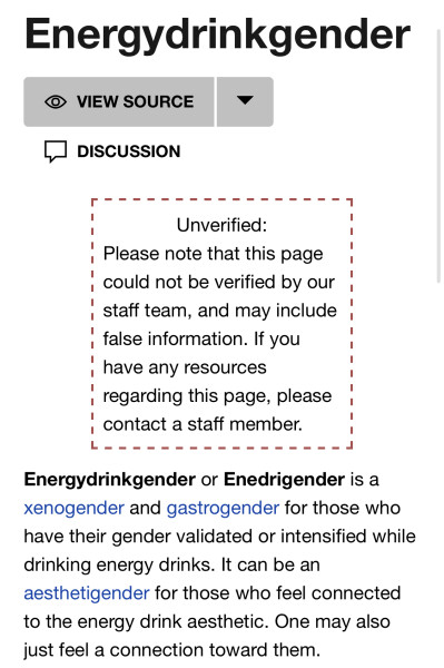 Xenogender categories...