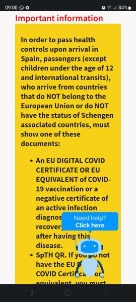 Negative covid test certificate help