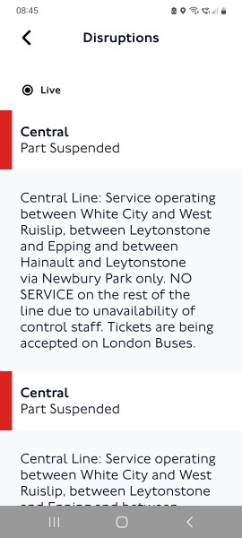 London Tube Help!