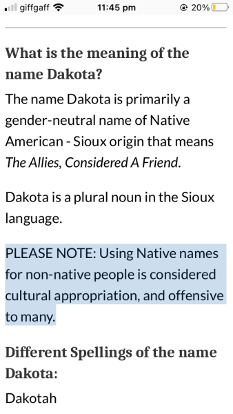 Dakota and ?