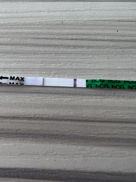 Is there a faint line here or am I crazy??