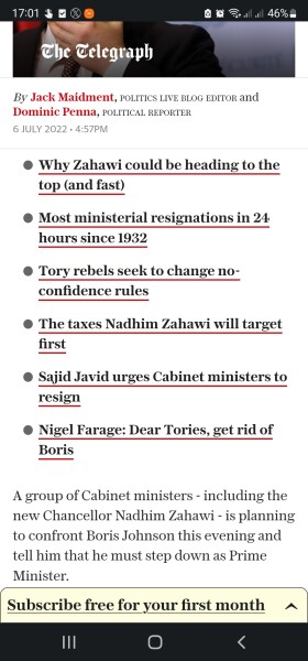 Am I naive to think Boris PM knows something we don’t know? 