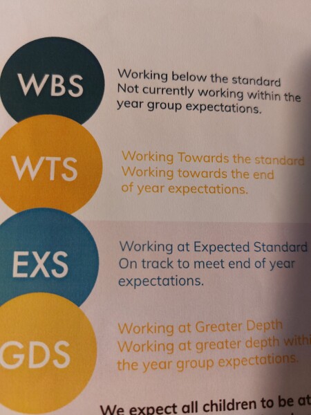 Working towards expected standards