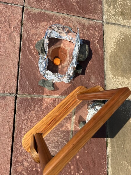 To see if I can cook an egg on my patio in this heat.