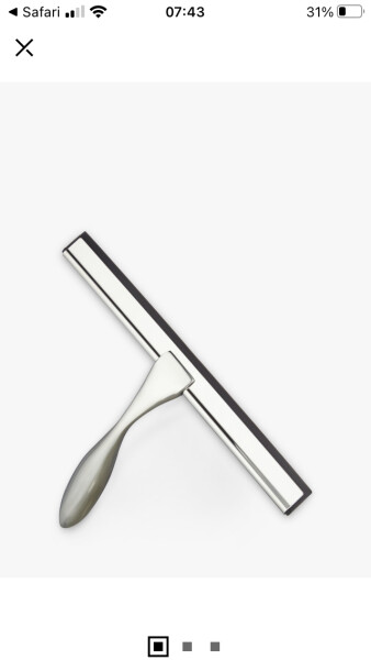 Glass or shower curtain