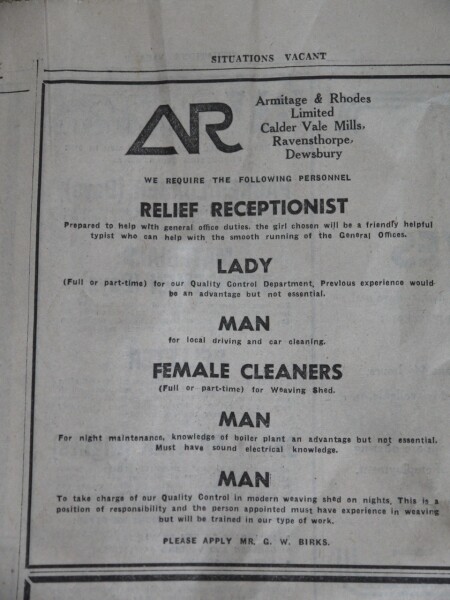 Guess the date of these job ads
