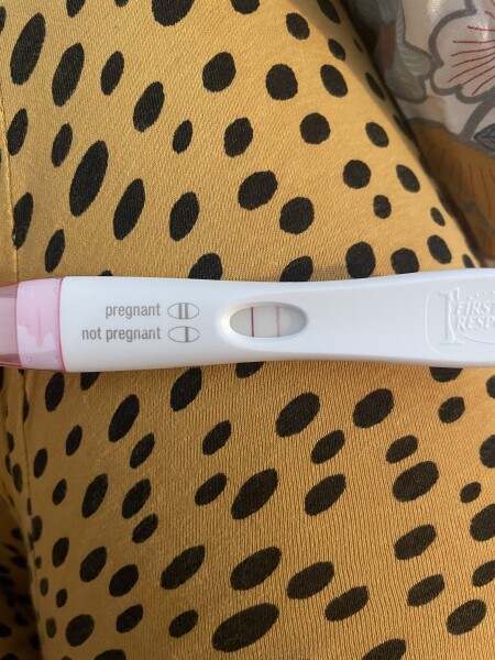 Wow.. positive test/ dye stealer.. 5 weeks estimated!