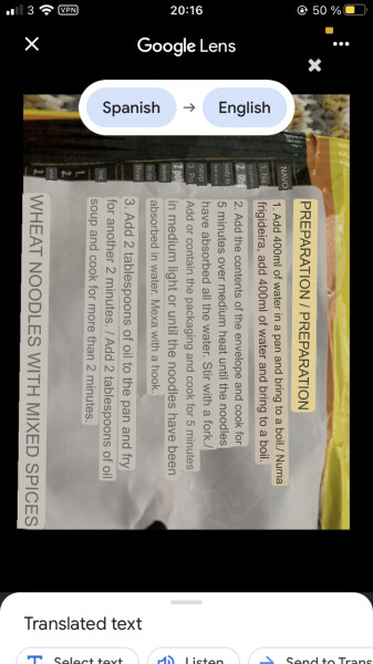Can a Spanish speaker translate this in time for my tea please ?
