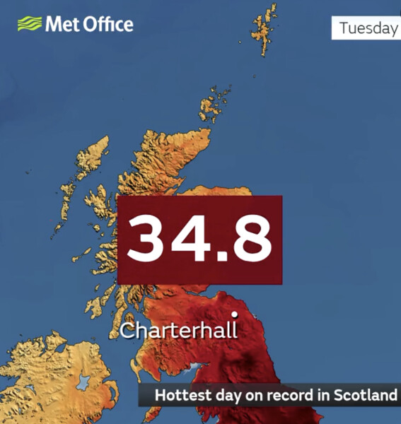 Met office RED WARNING for extreme heat. Part 2:Tuesday