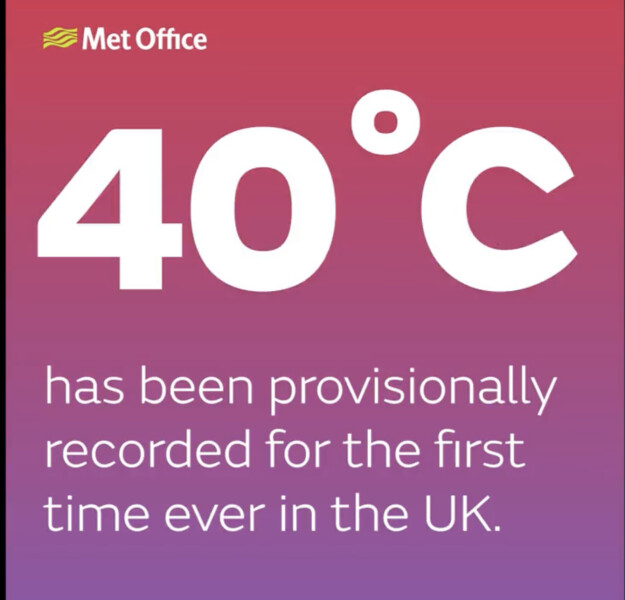 We need to talk about the weather and the potential for extreme heat - RED WARNING issued