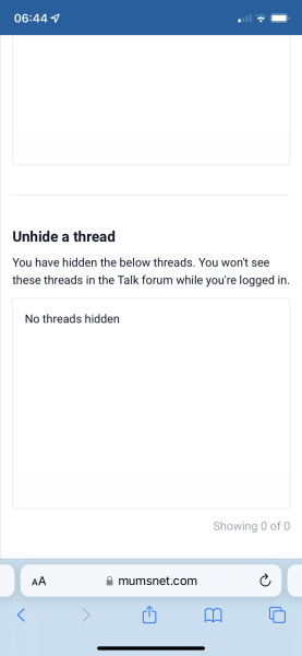 Threads aren’t showing up on I’m On 