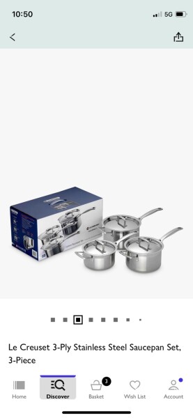 Le Creuset steel pans in dishwasher?