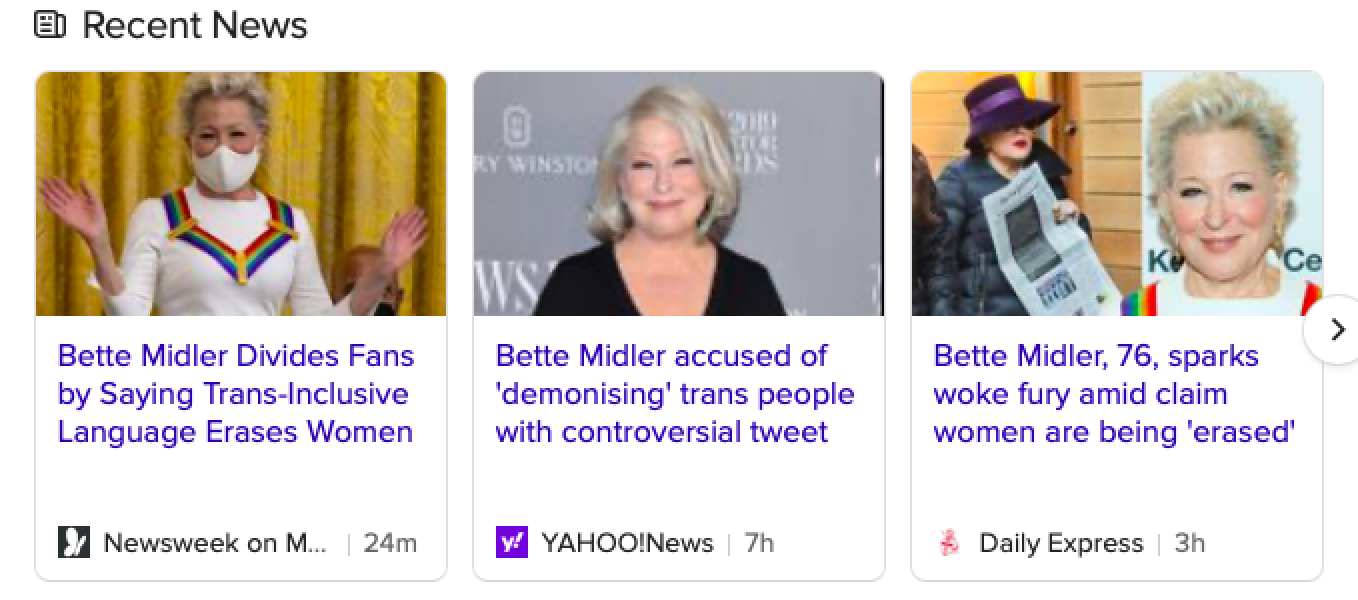 Bette Midler