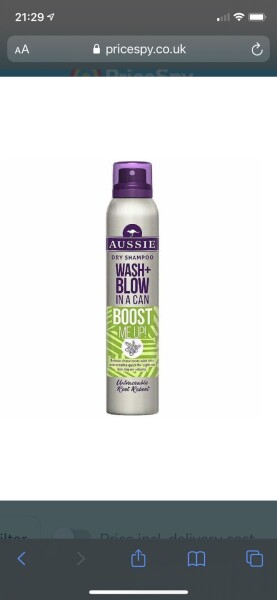Aussie blow dry in a can where have you gone?