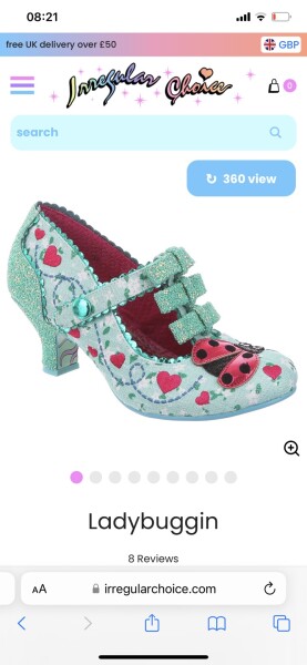 What colour are these wedding shoes?