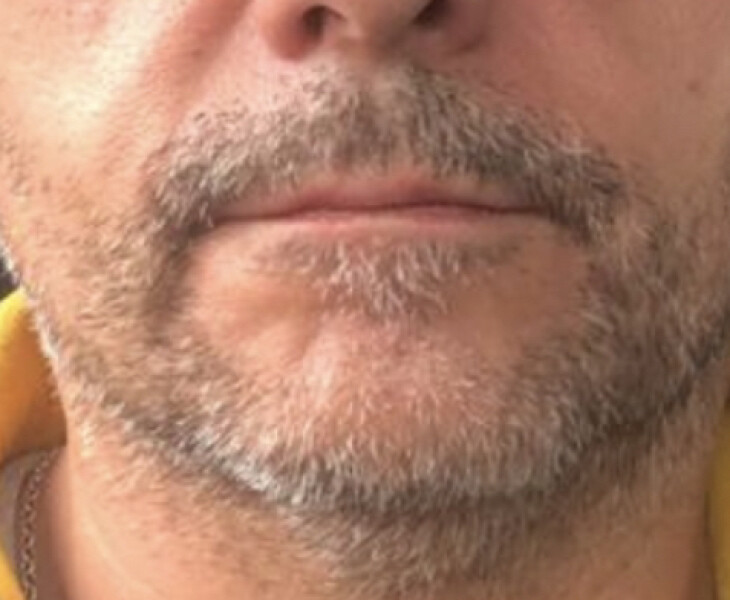 DH is shaving his face tonight 