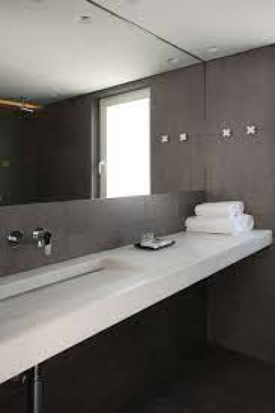 Fully Tiled Bathroom - Large Mirror Installations