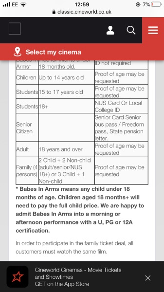 How old are “babes in arms”?