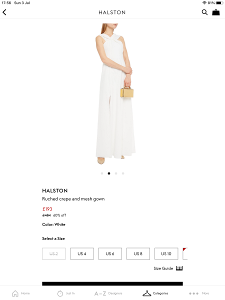 A wedding dress mission! 