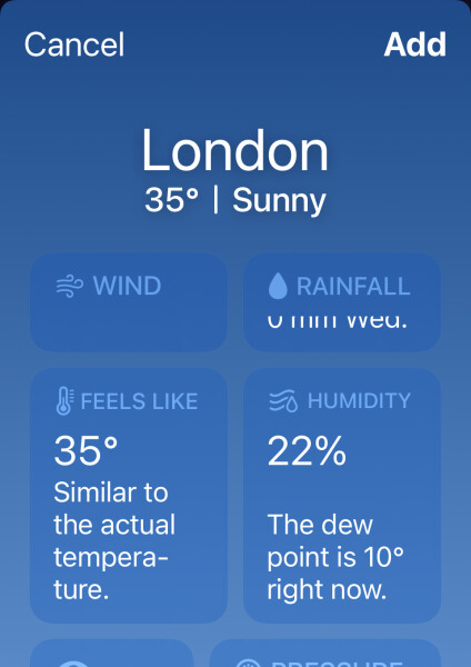 To think it can't be that hot?