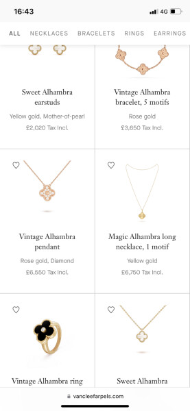 Which Van Cleef Alhambra necklace to choose?