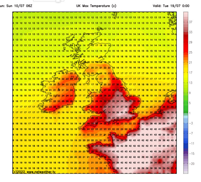 We need to talk about the weather and the potential for extreme heat - RED WARNING issued
