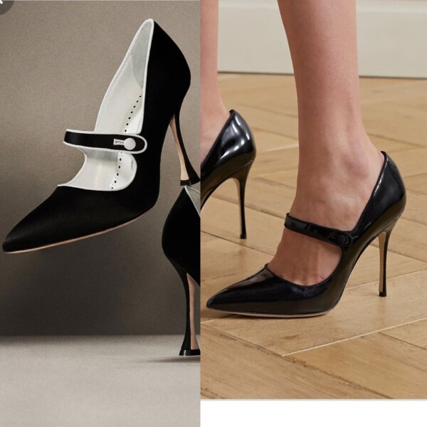 Comfy designer black heel 