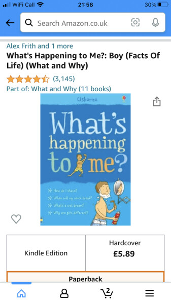 A good book for 11 year old boy on sex ed